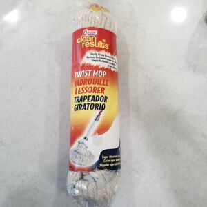 Quickie Clean Results cotton Twist Mop Refill new old stock #0352CRCB